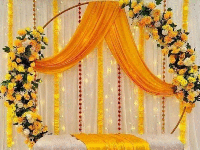 Golden shine decors-wedding,haldi,mehndi,& house flower decorators, delhi
