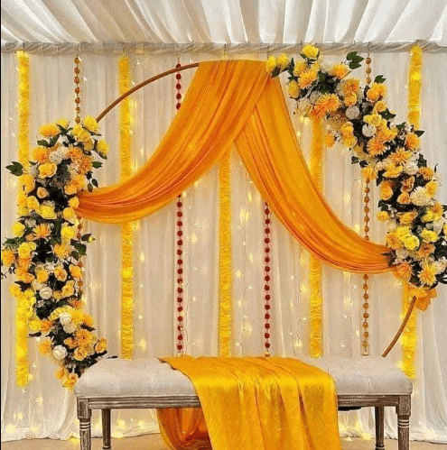 Golden shine decors-wedding,haldi,mehndi,& house flower decorators, delhi